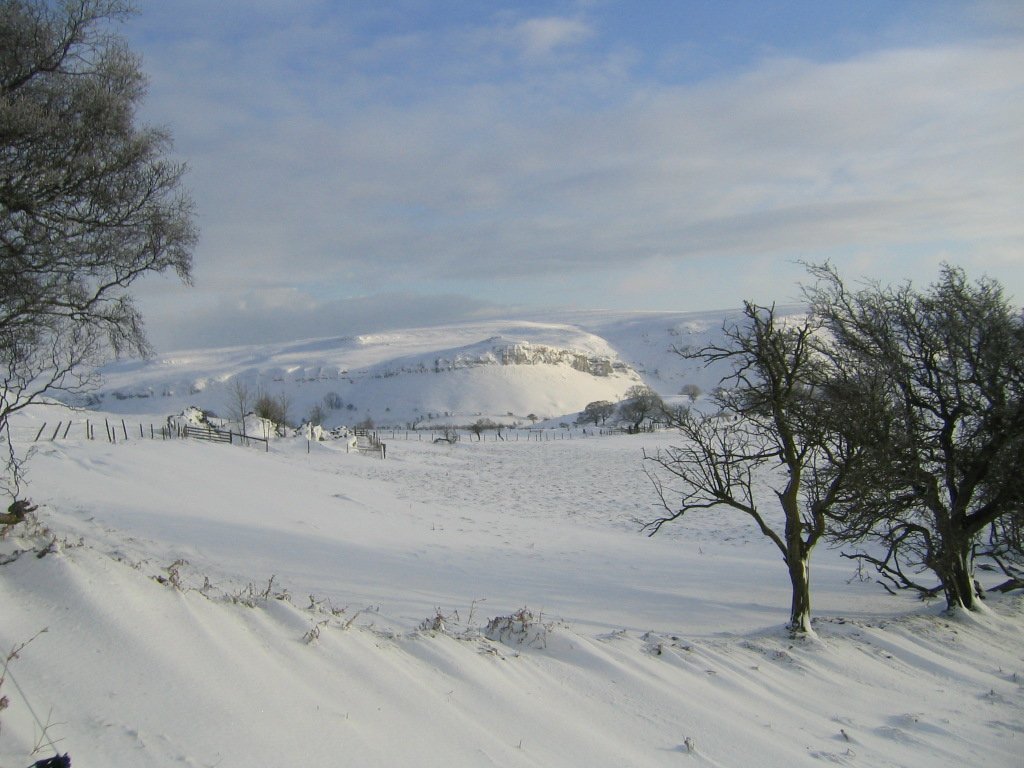 Eglwyseg mountains under 3 ft of snow!